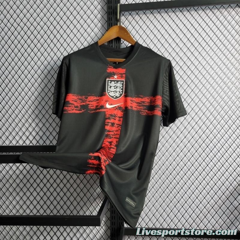 2022England Pre-Game Black Jersey