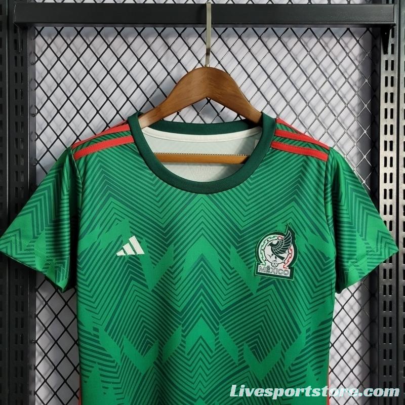 2022 Women's Mexico Home Soccer Jersey