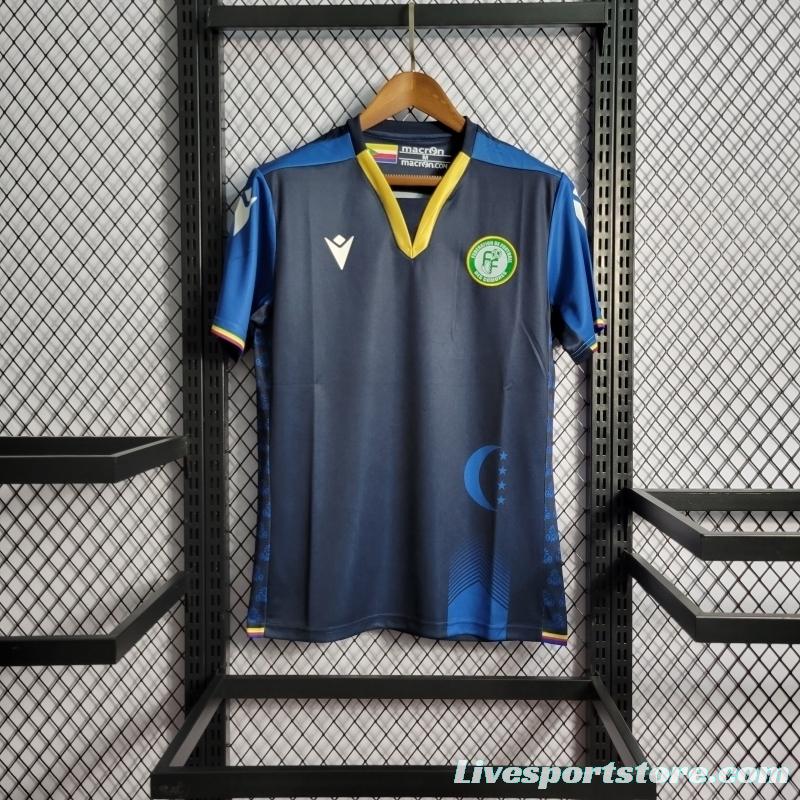 22/23 Comoros Third Sapphire Soccer Jersey