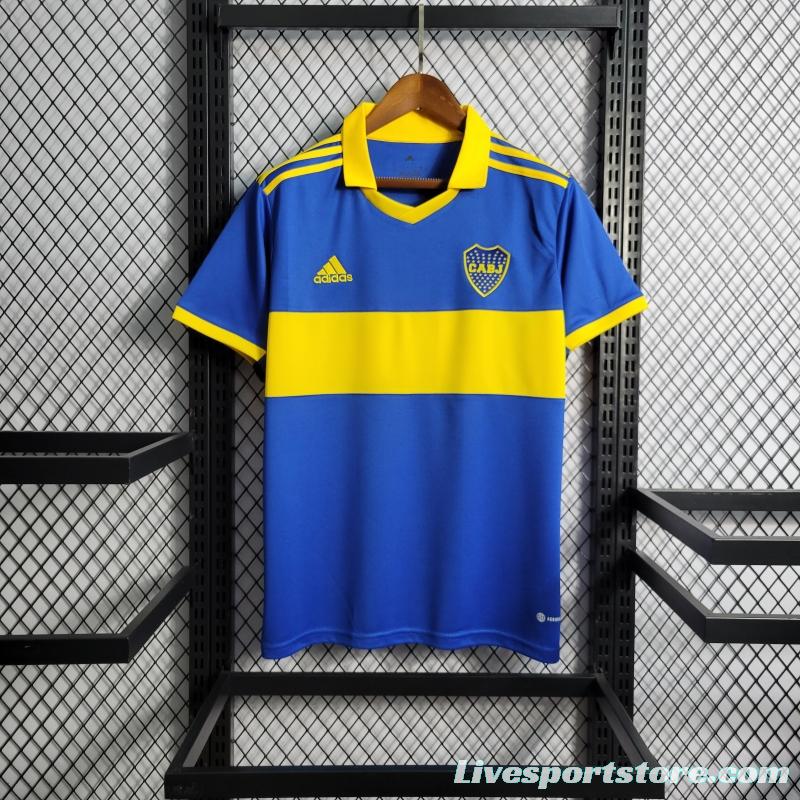 22/23 Boca Juniors Home Soccer Jersey