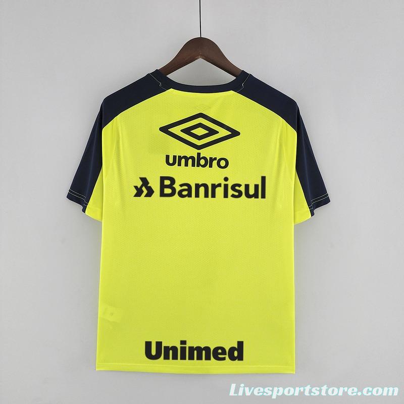 22/23 Gremio Training Jersey Fluorescent Green With Full Sposnor