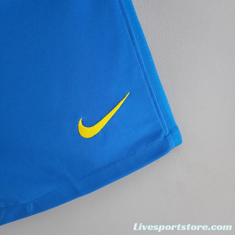 2022 Brazil Shorts Blue