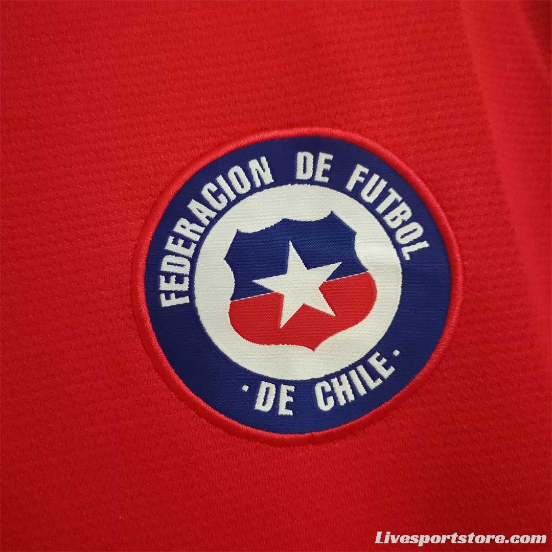 2022 Chile Home Soccer Jersey