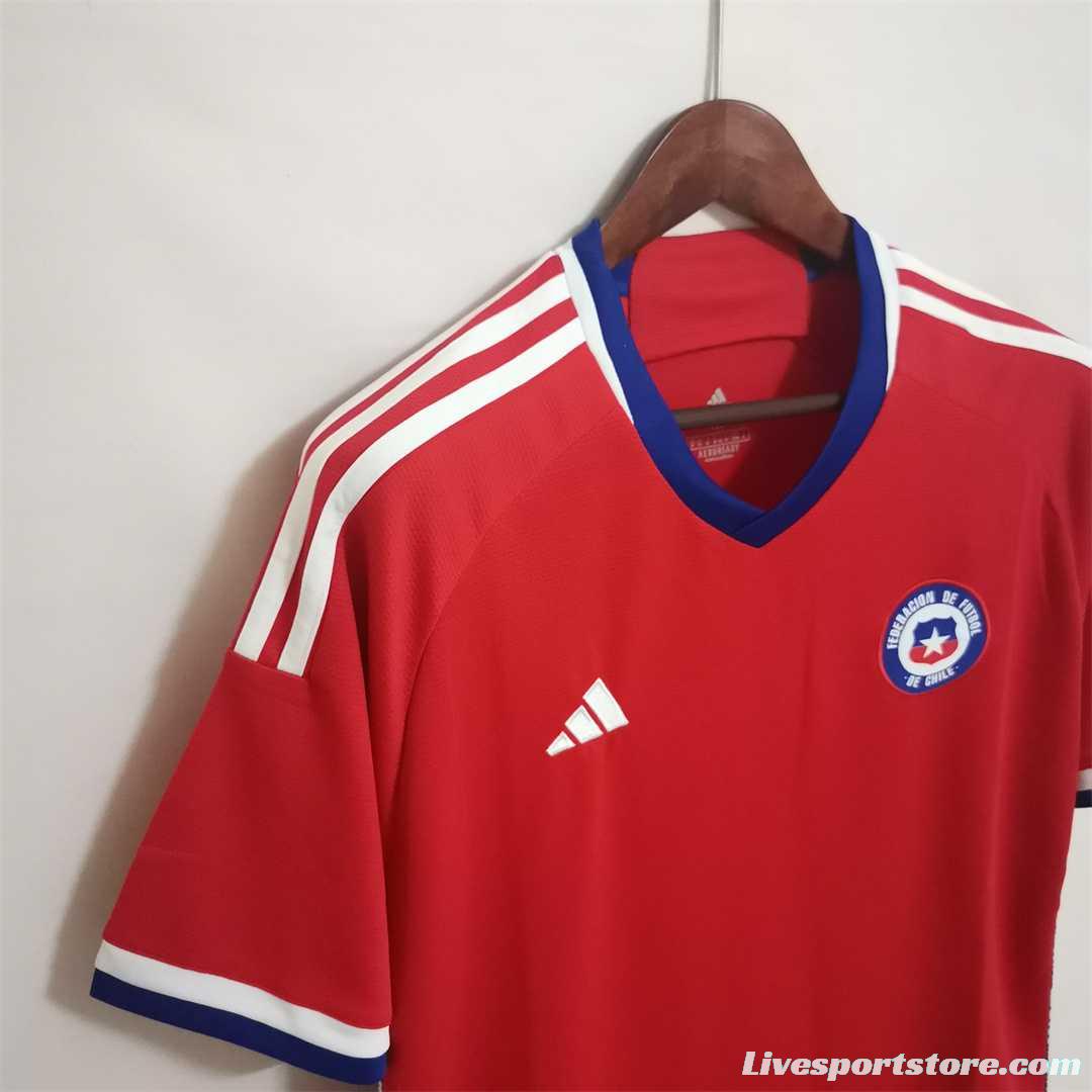 2022 Chile Home Soccer Jersey