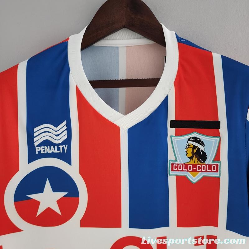 Retro 1986 Colo Colo Away Soccer Jersey