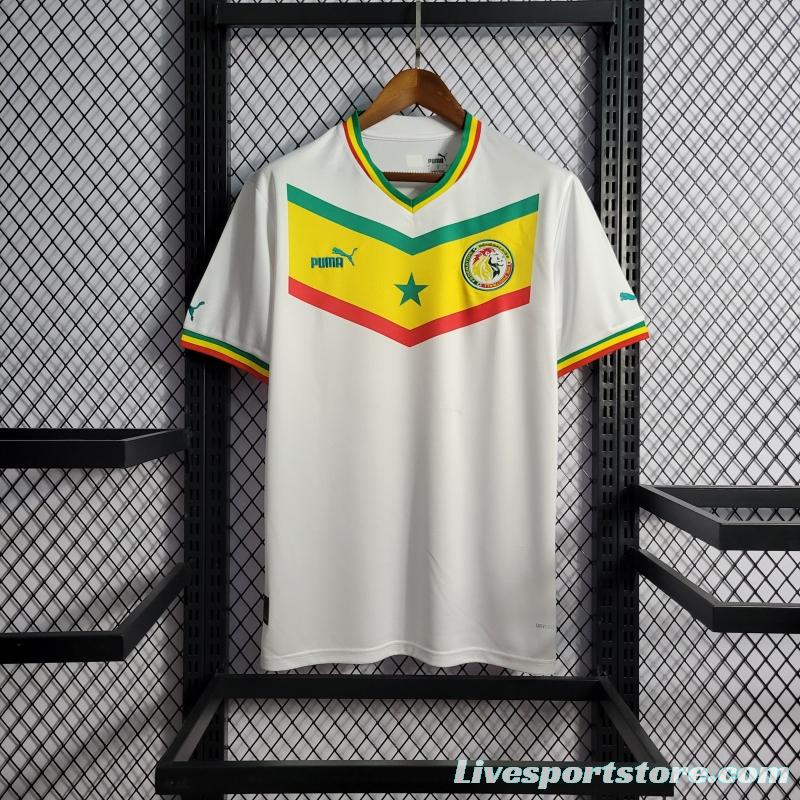 2022 Senegal Home Soccer Jersey