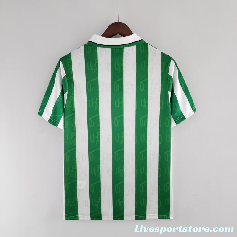 Retro 94/95 Real Betis Home Soccer Jersey