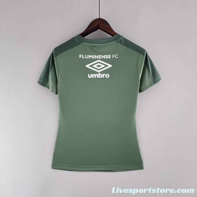 2022 Woman Fluminense Green Jersey