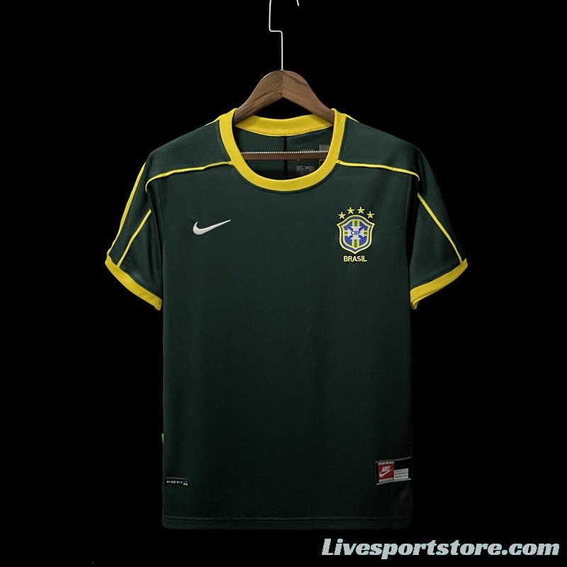 Retro 1998 Brazilian Goalkeeper  Jersey