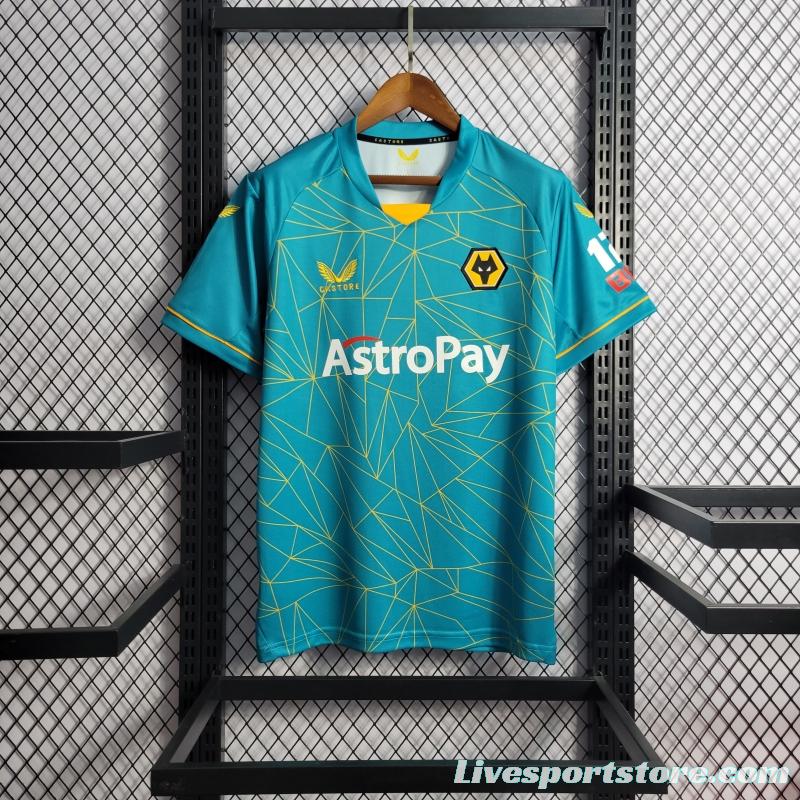 22/23 Wolverhampton Wanderers Away Soccer Jersey