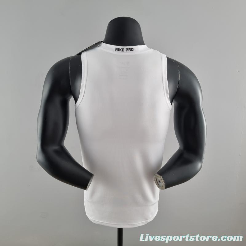 2022 Nike White Vest Shirts "We Can Not Walk Alone" #K000188