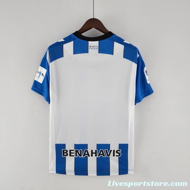 22/23 Malaga Home Soccer Jersey