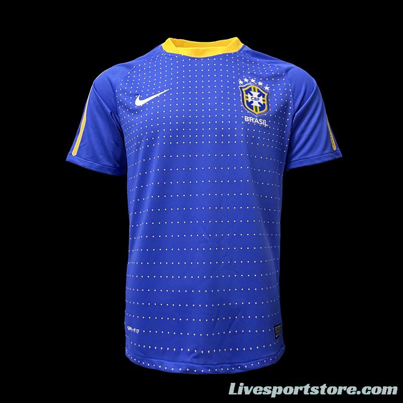 Retro 2010 Brazil Away Soccer Jersey