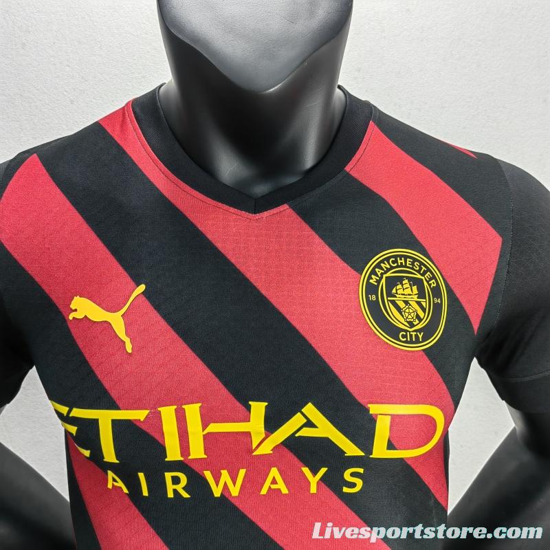 Player Version 22/23 Manchester City Away Soccer Jersey