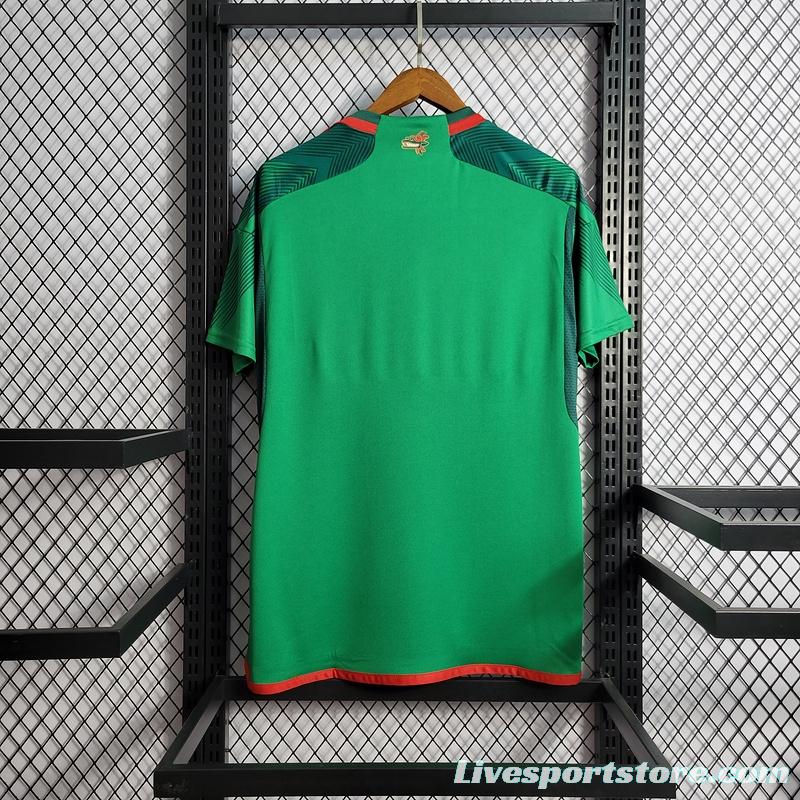 2022 Mexico Home Soccer Jersey