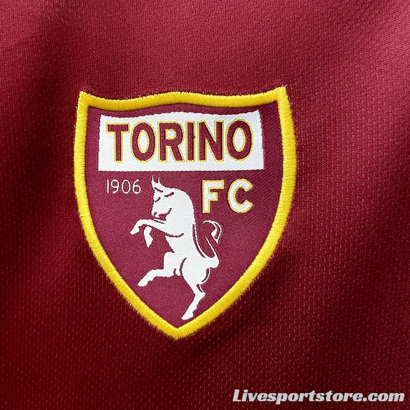 22/23 Torino Home Soccer Jersey