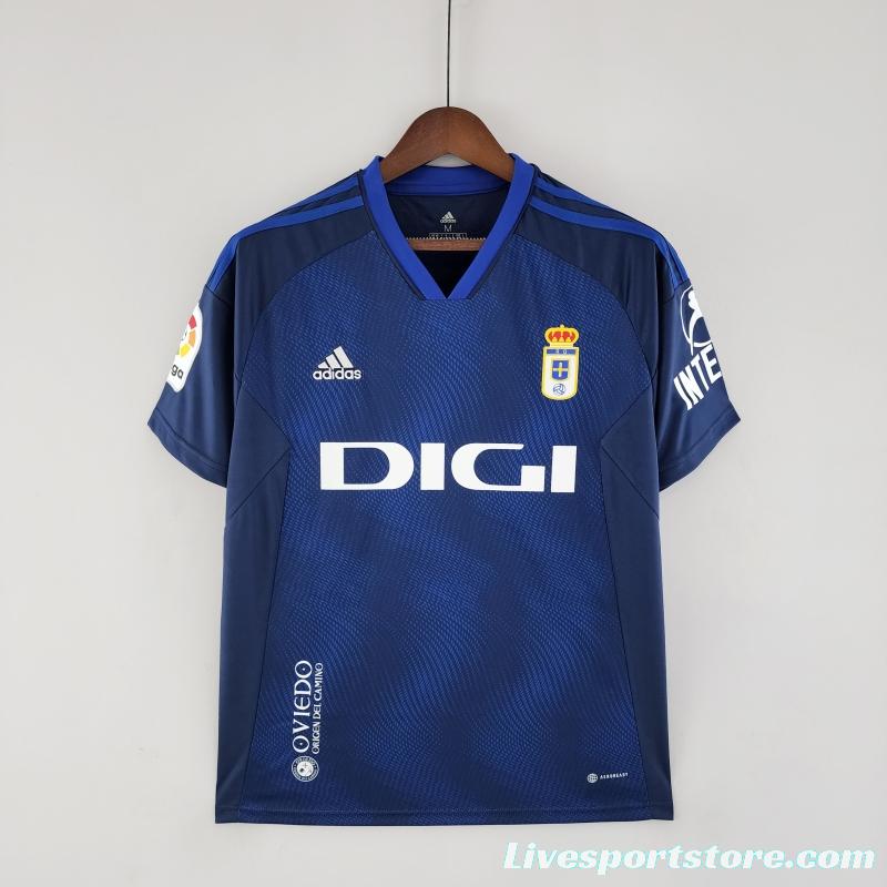 22/23 Real Oviedo Home Soccer Jersey