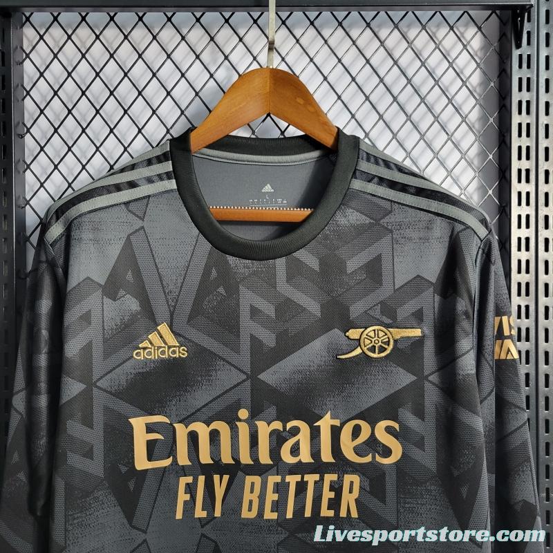 22/23 Long Sleeve Arsenal Away Soccer Jersey