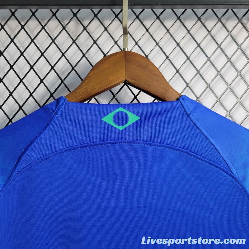 2022 Woman Brazil Away Soccer Jersey