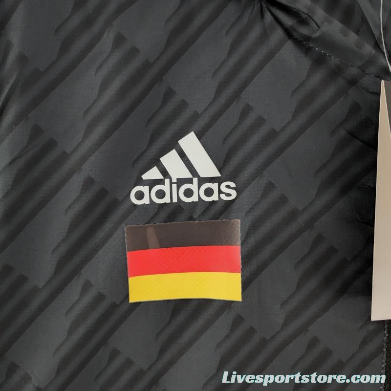 2022 Germany Windbreaker Black Red And White