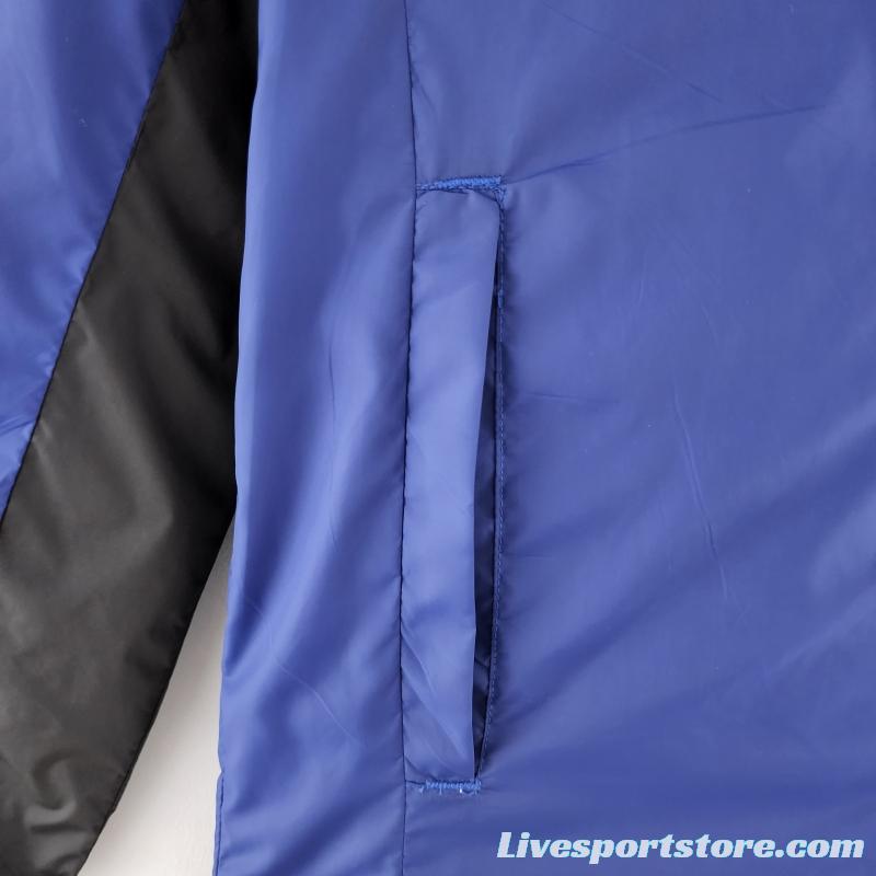 2022 PSG Windbreaker Blue And Black