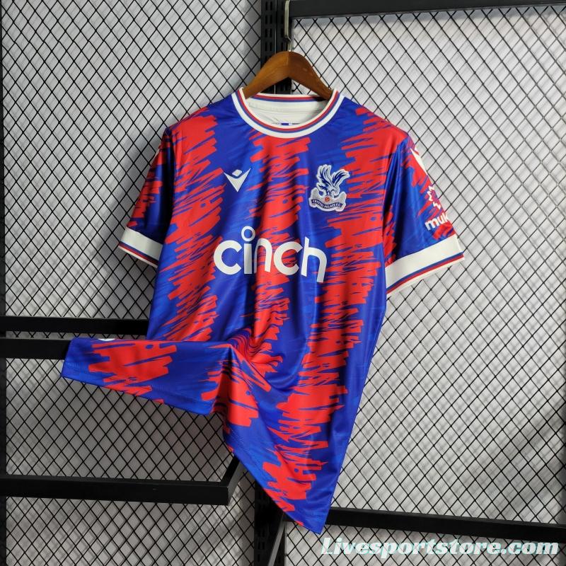 22/23 Crystal Palace Home Soccer Jersey