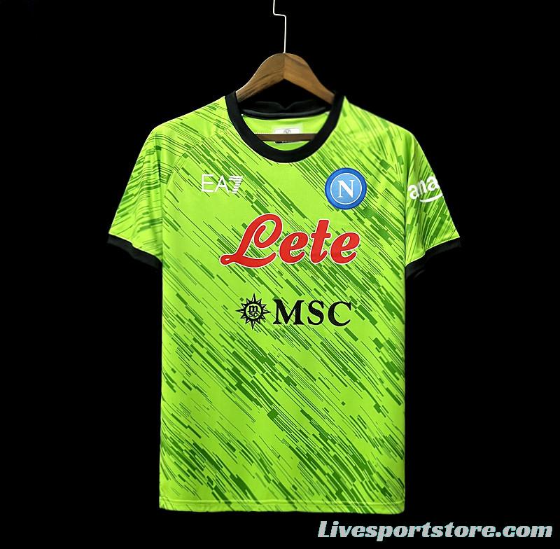 22/23 Napoli Green Goalkeeper Jersey