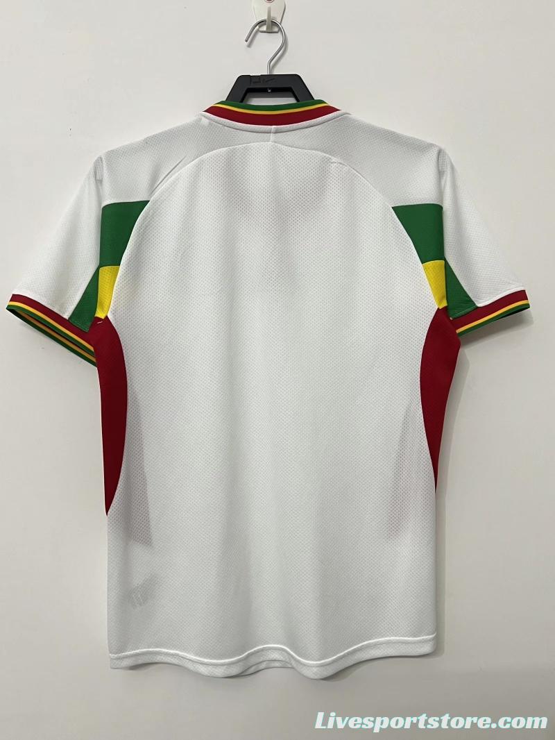 Retro 2002 Senegal White Jersey