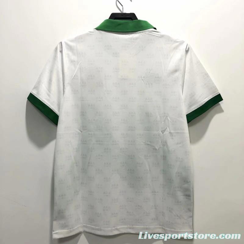 Retro 1995 Mexico Away White Soccer Jersey