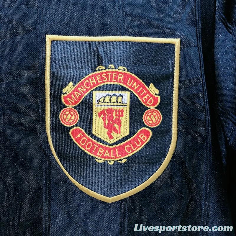 Retro 93/94 Manchester United Away Soccer Jersey