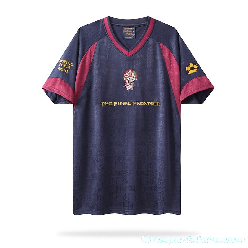 Retro 2010 West Ham United x Iron Maiden Home Jersey