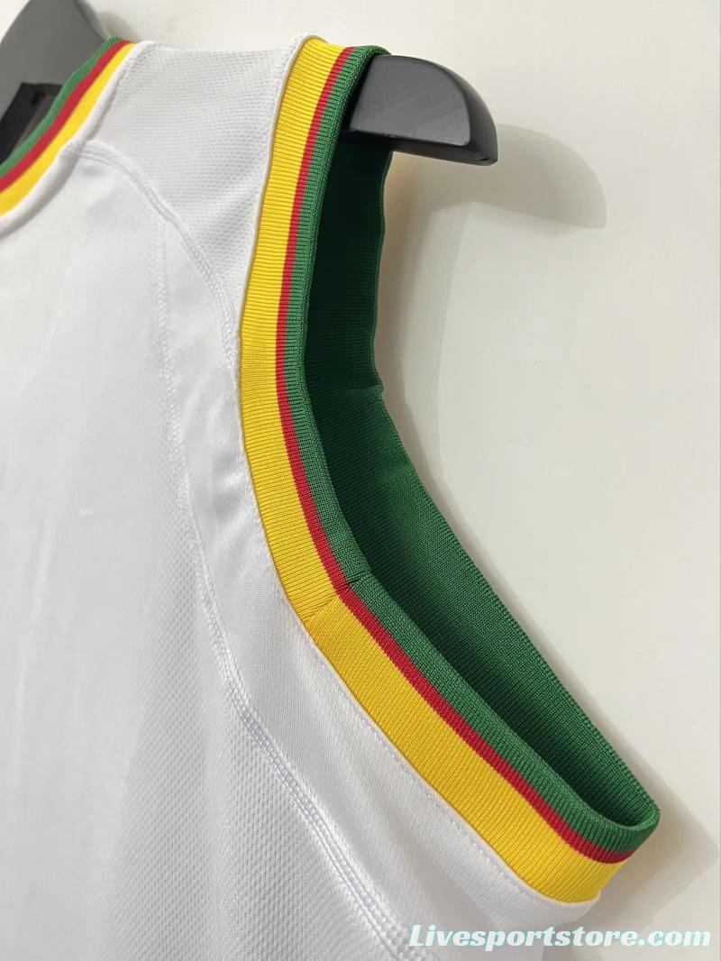 Retro 2002 Cameroon White Jersey