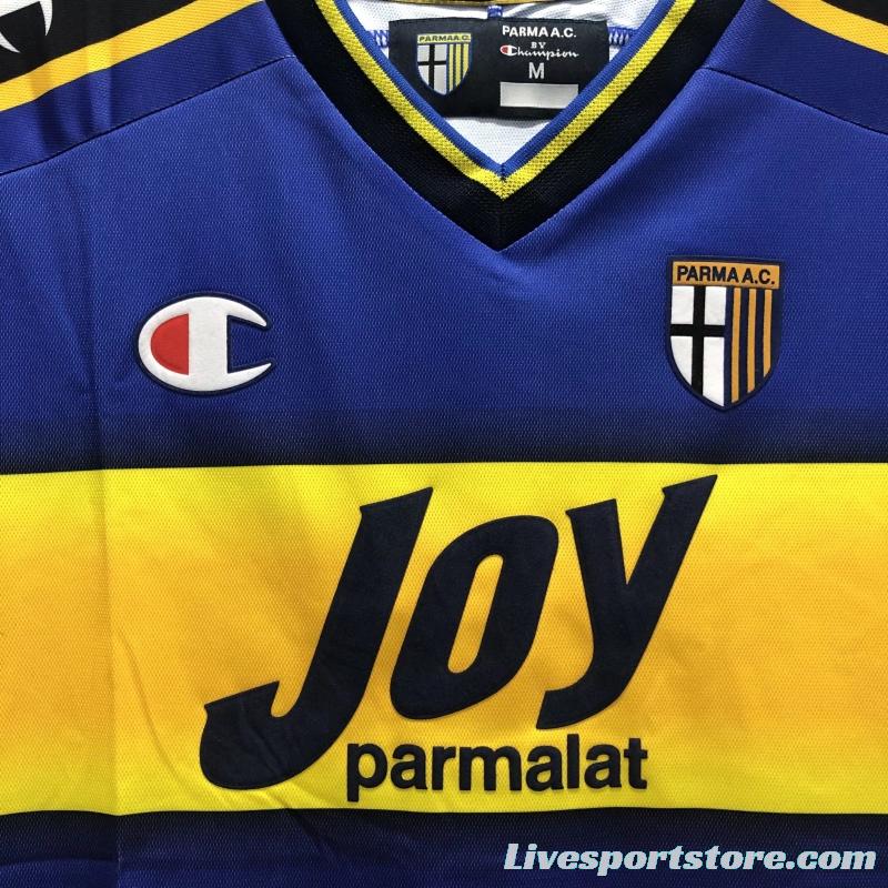 Retro 01/02 Parma Home Soccer Jersey