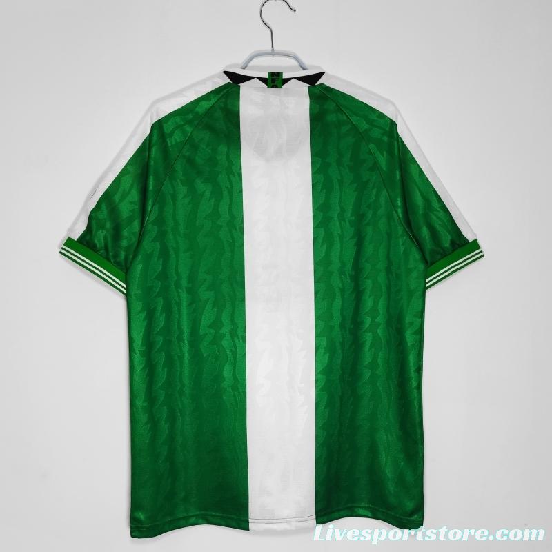 Retro 1996 Nigeria Home Soccer Jersey