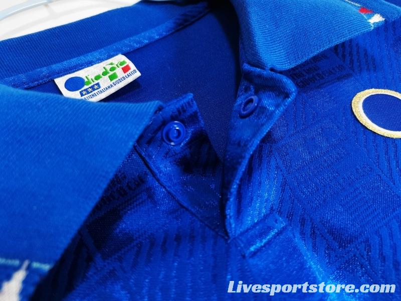 Retro 1994 Italy Home Soccer Jersey