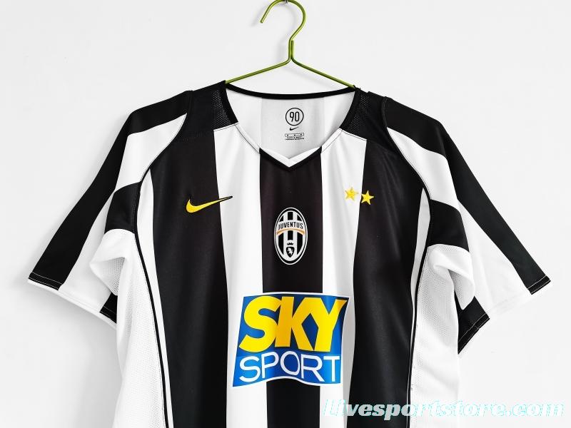 Retro 2004/05 Juventus Home Soccer Jersey