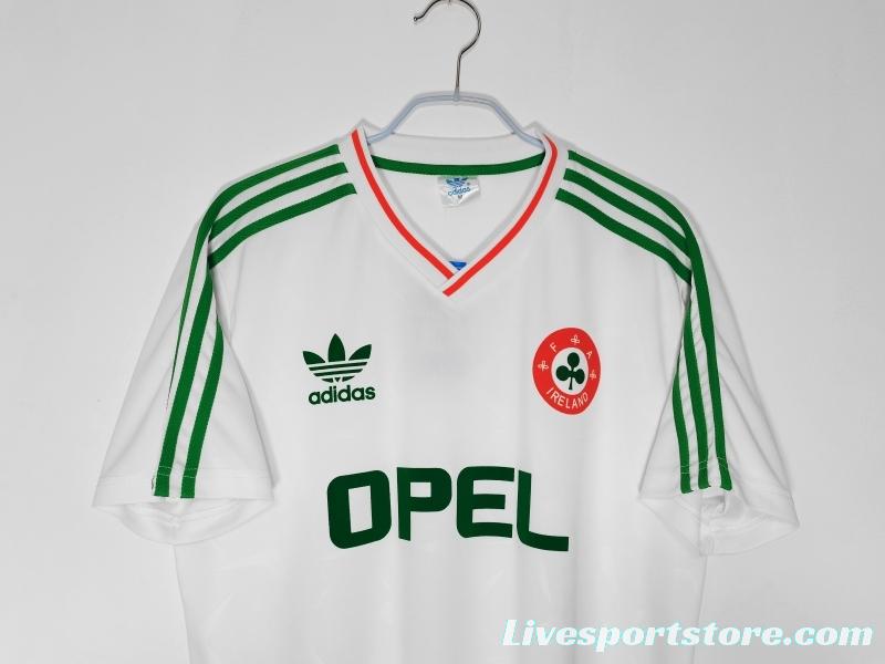 Retro 1990/92 Ireland Away Soccer Jersey