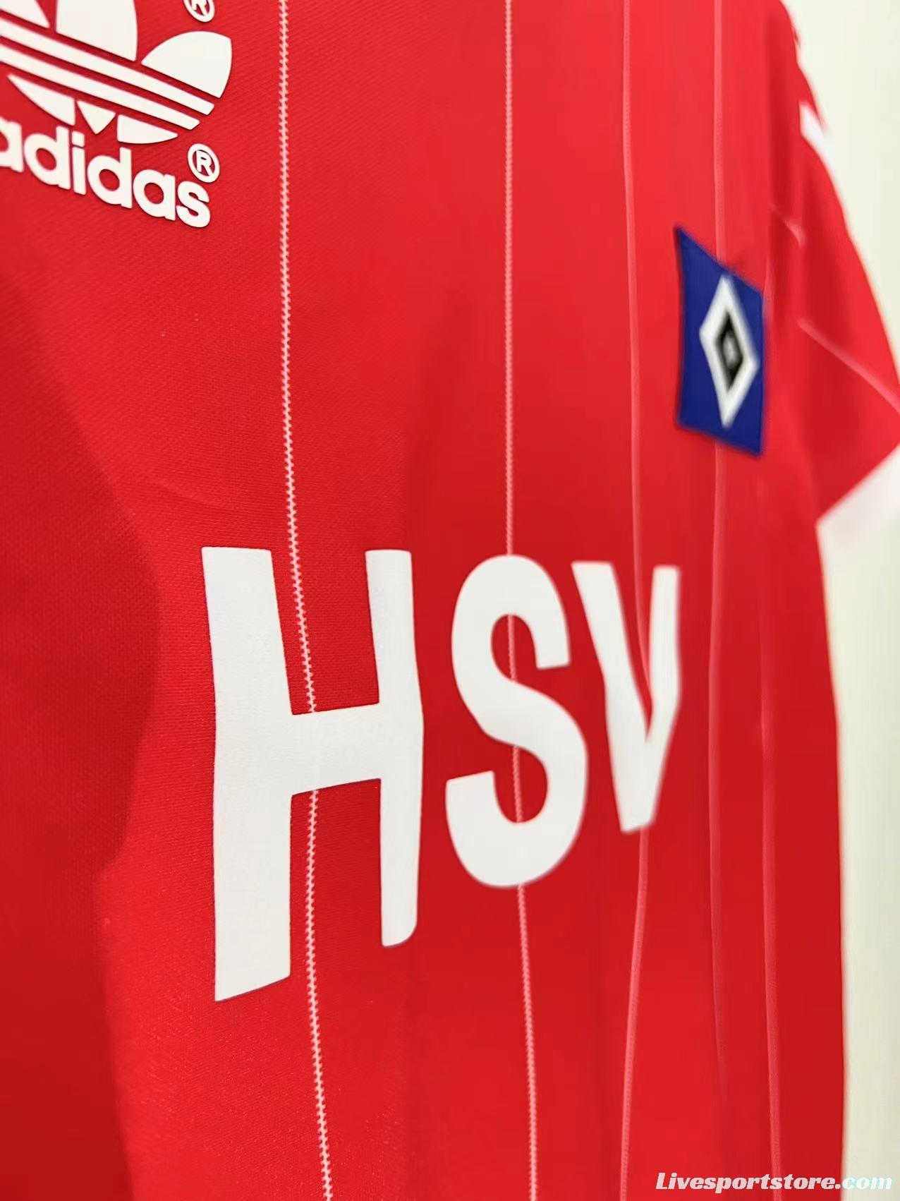 Retro 83/84 Hamburg SV Away Soccer Jersey