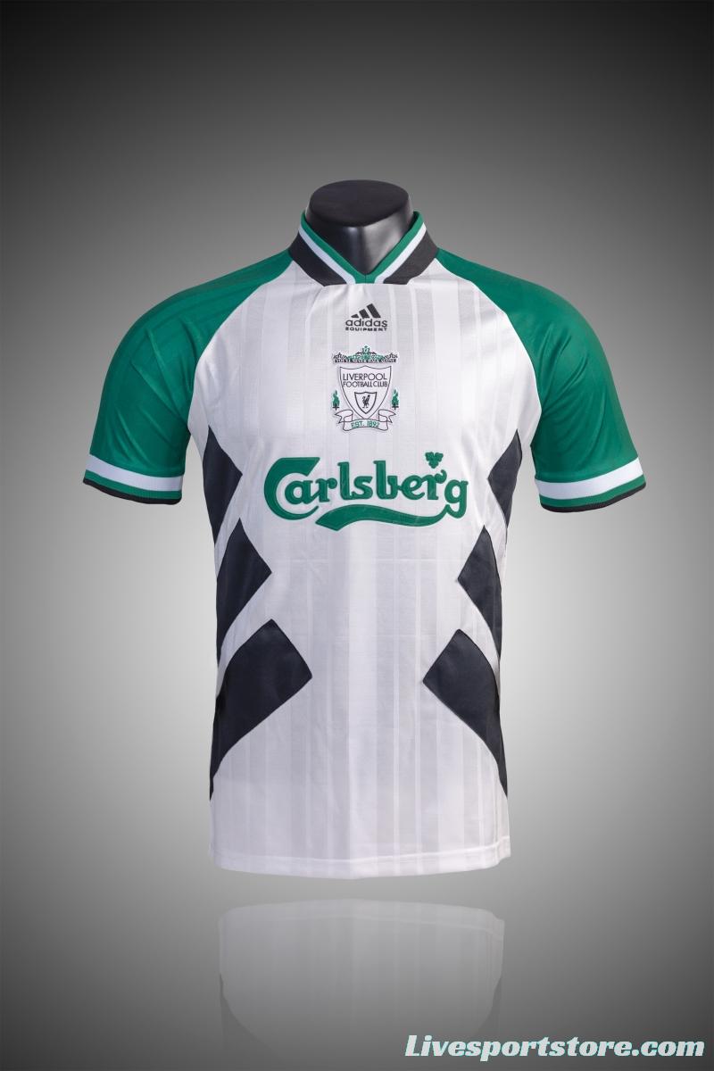 Retro 93/95 Liverpool Away Soccer Jersey