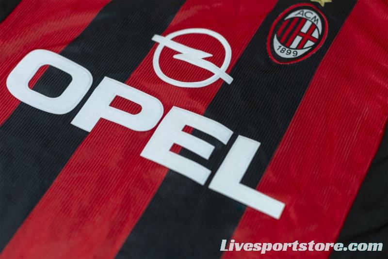 RETRO 98/00 AC Milan Home Soccer Jersey