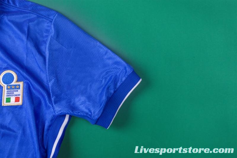 Retro 1998 Italy Home Soccer Jersey