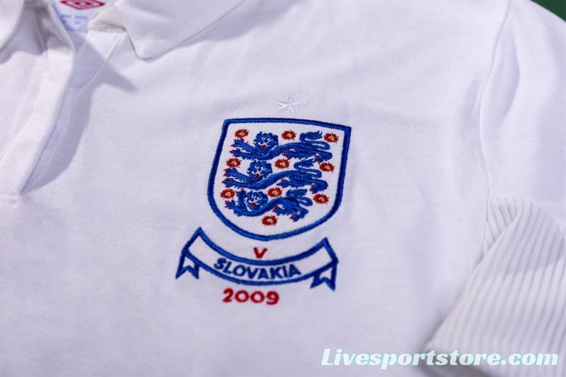 Retro 2010 England Home Soccer Jersey