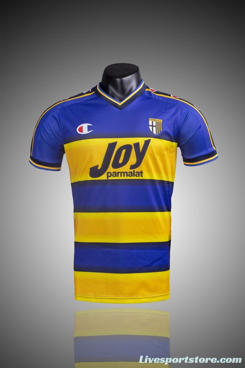 RETRO 01/02 Parma Home Soccer Jersey