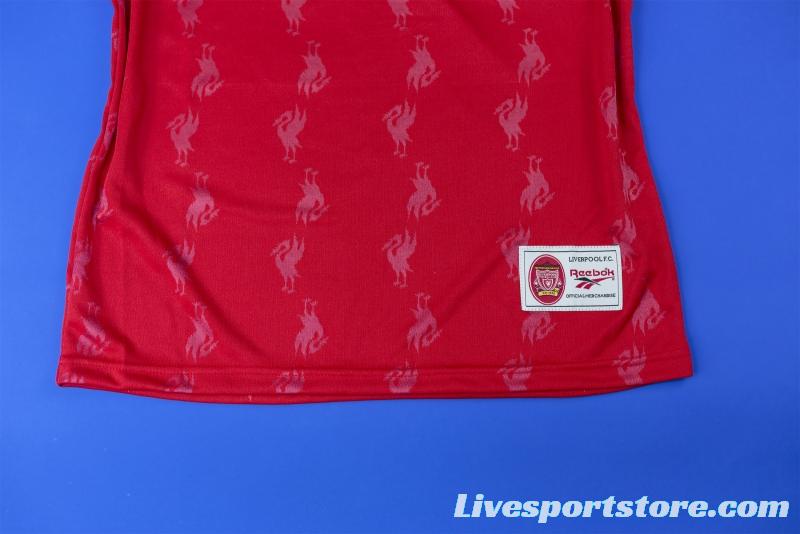 Retro 96/98 Liverpool Home Soccer Jersey