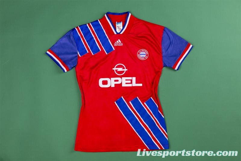 RETRO 93/95 Bayern Munich Home Soccer Jersey