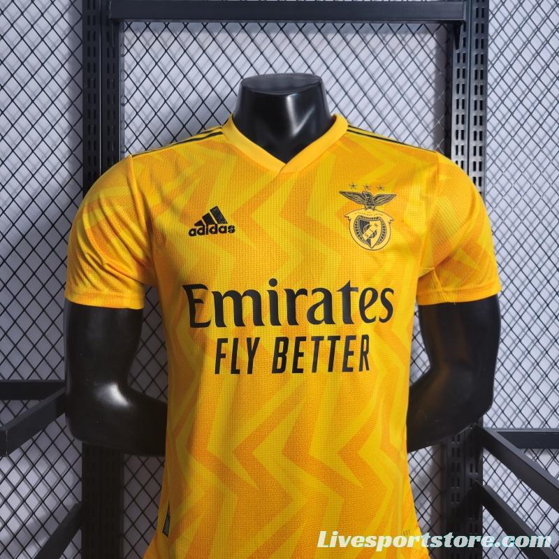 22/23 Player Benfica Away Soccer Jersey