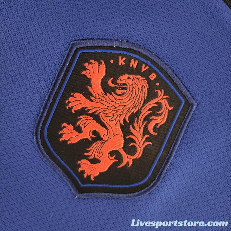 2022 Netherlands World Cup Shirt Away Soccer Jersey