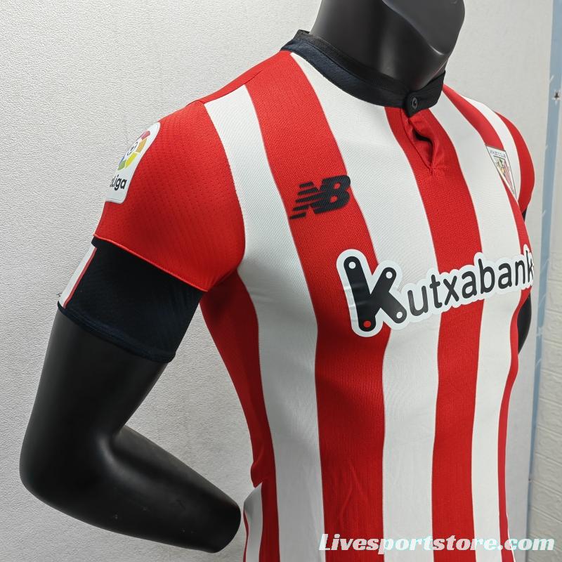 Player Version 22/23 Bilbao Athletic Home Soccer Jersey