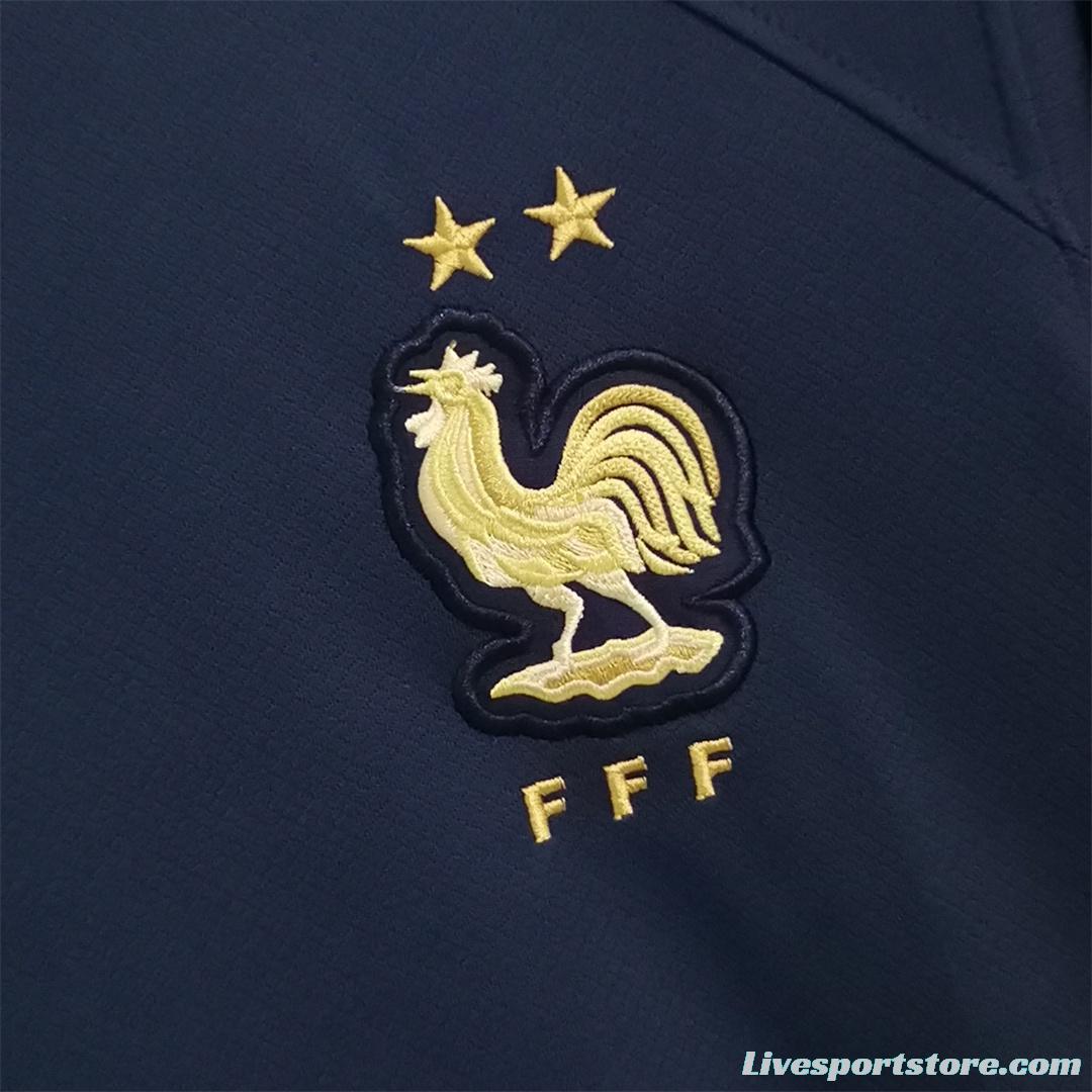 2022 France Home Soccer Jersey