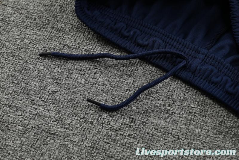 2022 France Navy Half Zipper Tracksuit Half Zipper Tracksuit